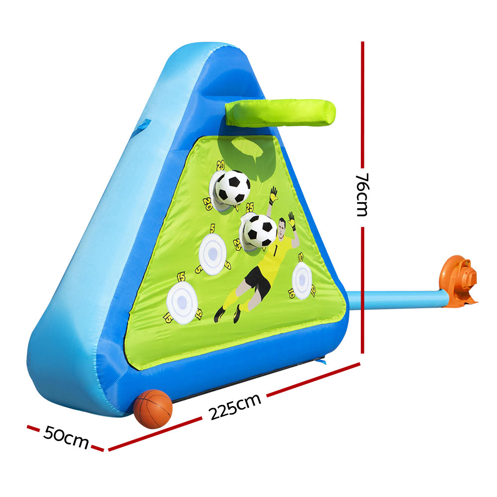 Bestway Kids Inflatable Soccer basketball Outdoor Inflated Play Board Sport Secondary image