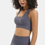 Women's Seamless Knit Yoga Set Activewear Outfit