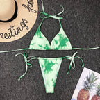 Women's Tie Dye Micro Bikini Set