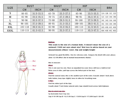 Women's European & American Style Bikini Swimsuit
