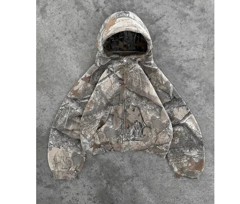 Women's Camouflage Streetwear Hoodie