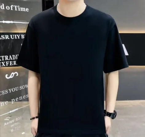 Men's Trendy Knitted T-Shirt – Stylish Brand Lead Design Main image