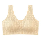 Elderly Underwear With Lace Tank Top Bra