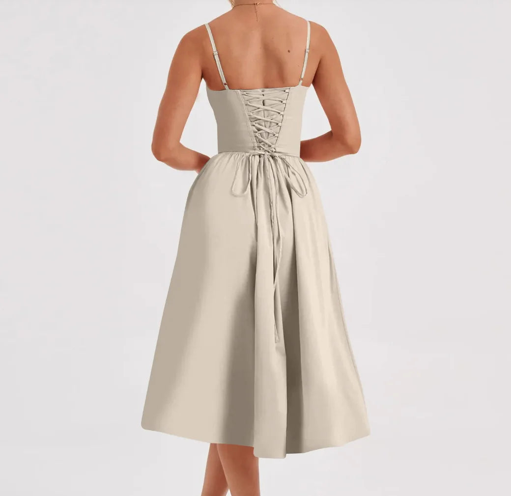 Women's French Vintage Court Style Long Dress