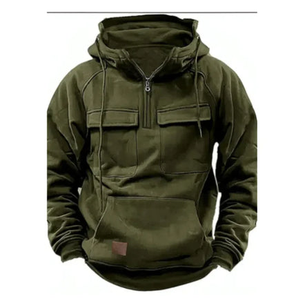 Mens Solid Colour Casual Sweatshirt