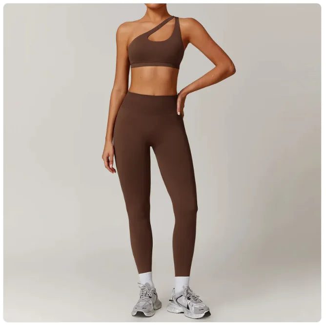 Seamless Backless Yoga Set 2 Piece Bra & Leggings
