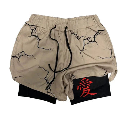 Anime Naruto 3 In 1 Gym Shorts