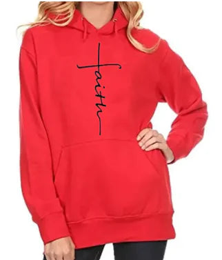 Unisex Faith Printed Hoodie
