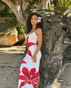 Women's Floral Suspender Dress