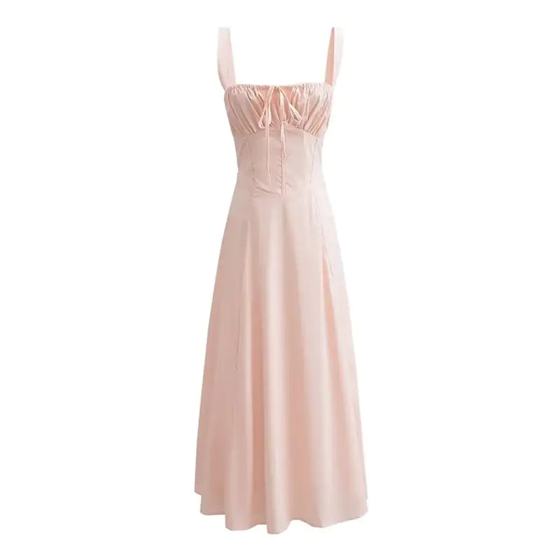 Women's Corset Lace Up Slim Fit Sling Dress