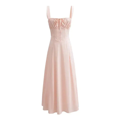 Women's Corset Lace Up Slim Fit Sling Dress