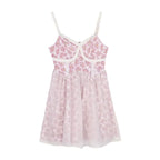 Women's Elegant Floral Lace Sling Dress