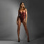 Fantasy Lingerie EDGE Crotchless Open Back Teddy M / L Burgundy Fantasy Lingerie