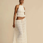 Women's Halter Dress Set
