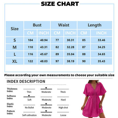 Women's Ice Silk Lace Bikini With Beach Dress