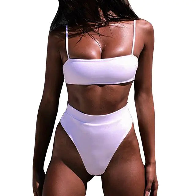 Women's Brazilian Ribbed Bikini Set