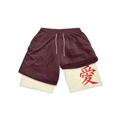 Anime Naruto 3 In 1 Gym Shorts