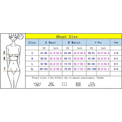Women's Stylish Push Up Bikini Set