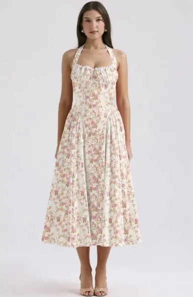 Women's Halter Lace Dress