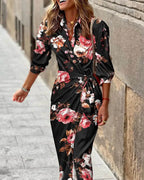 Women's Striped Cardigan Dress