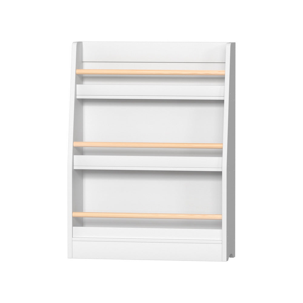 Keezi Kids Bookshelf 3 Tiers Storage Children Bookcase Organiser Display Shelf Main image