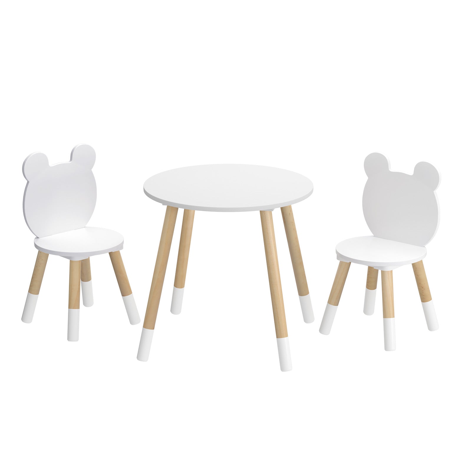 Keezi 3 Piece Kids Table and Chairs Set Activity Playing Study Children Desk Main image