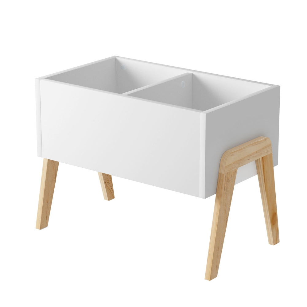 Keezi Kids Toy Box Chest Storage Bin Container Wooden Cabinet Clothes Book Organiser Bedroom Main image
