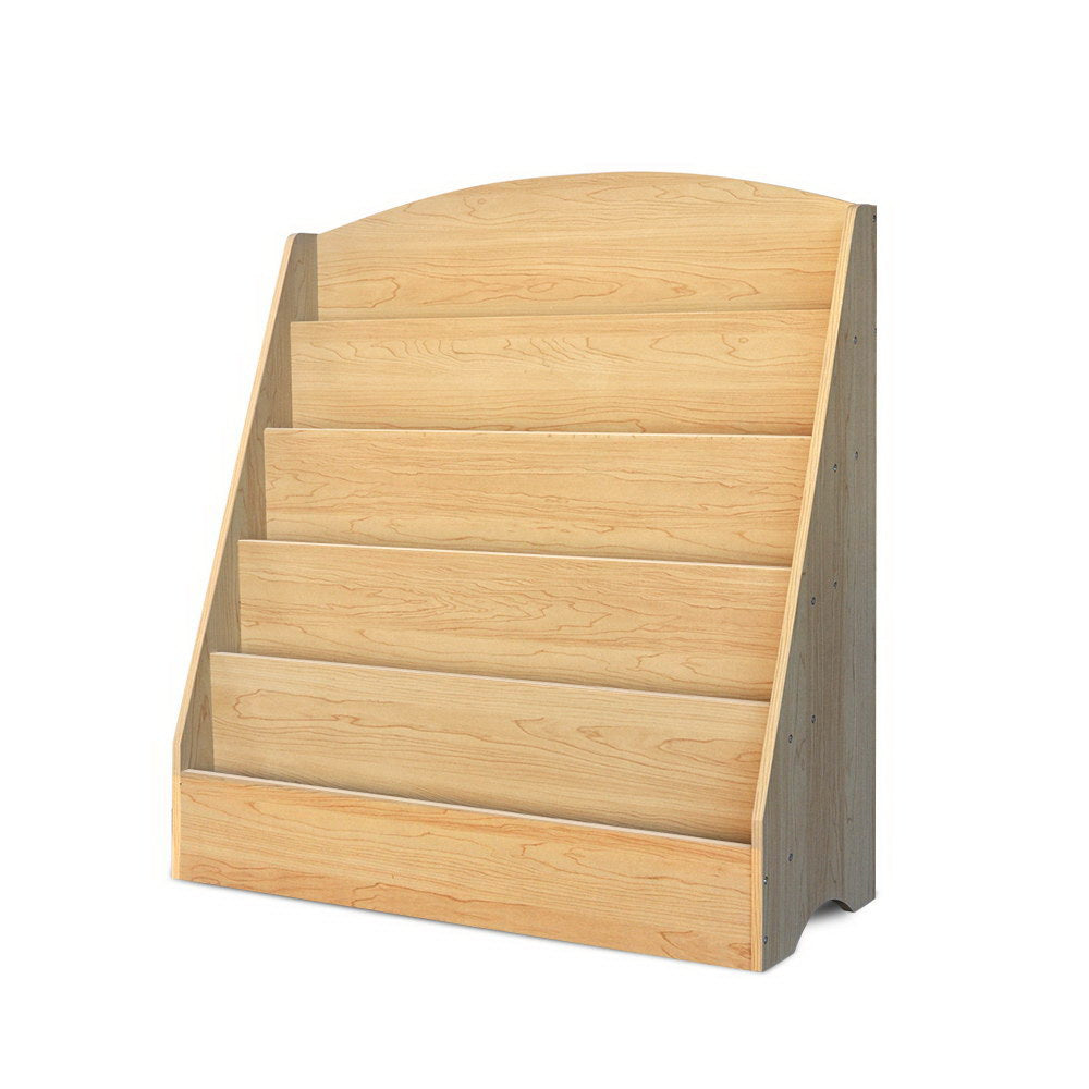 Keezi 5 Tiers Kids Bookshelf Magazine Shelf Organiser Bookcase Display Rack Main image