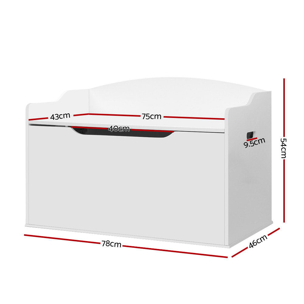 Keezi Kids Toy Box Chest Storage Cabinet Children Clothes Container Organiser Secondary image