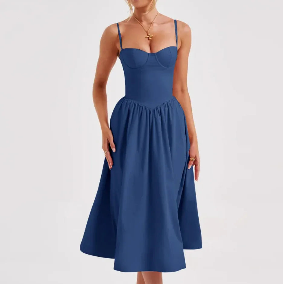 Women's French Vintage Court Style Long Dress