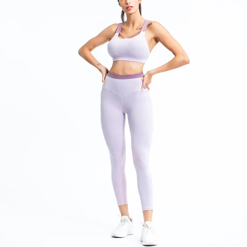 Women's 2020 Cross Border Yoga Suit Set Quick-Dry Activewear