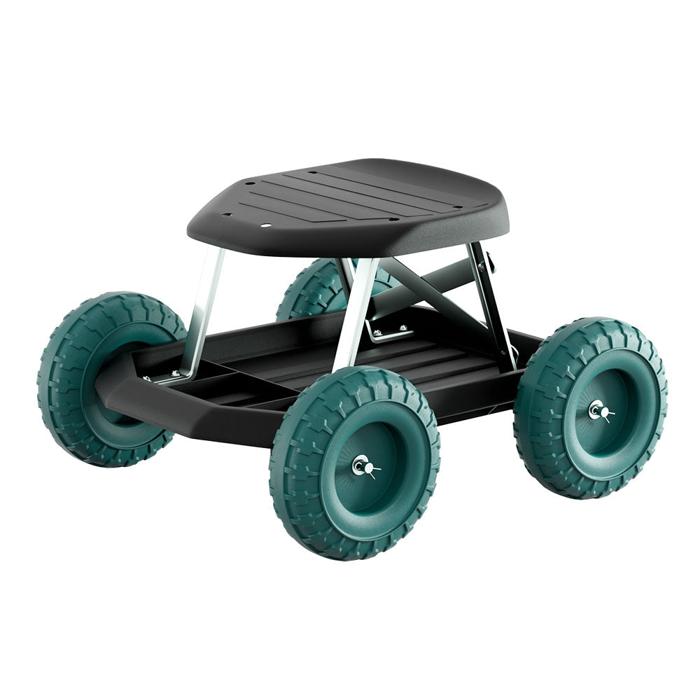Gardeon Garden Cart Rolling Stool with Wheels Gardening Helper Seat Farm Yard Main image