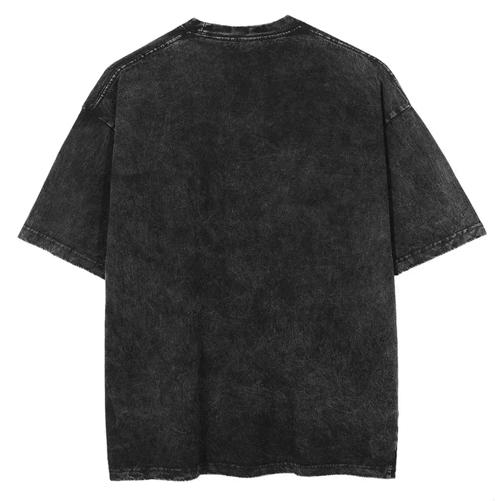 Anime Dragon Ball Washed Oversized Tshirt