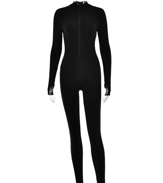 Women's High Waist Milk Silk Jumpsuit