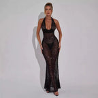 Women's Luminous Halter Dress