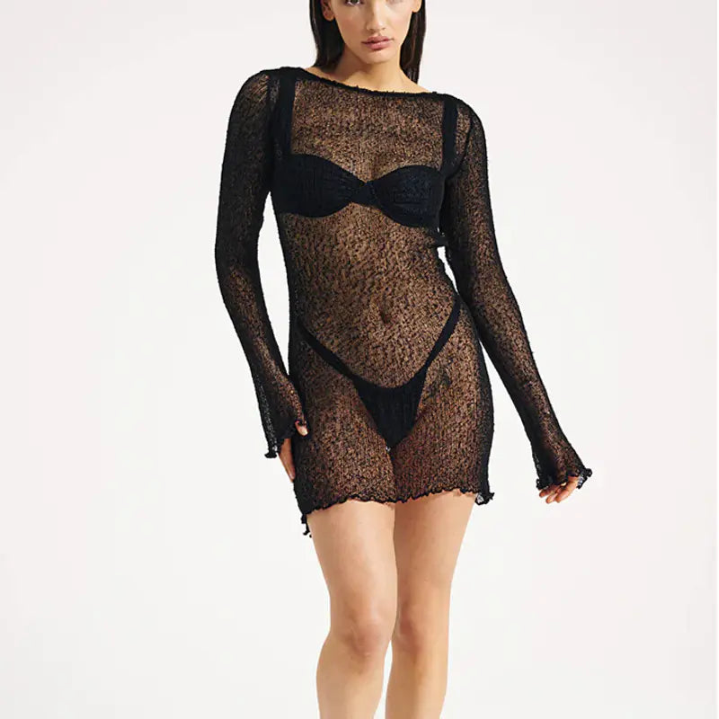 Women's Knitted Mini Dress
