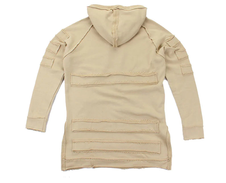 Men's Long Hoodie, Hip Hop Hoodie, Outerwear Sweatshirt Secondary image