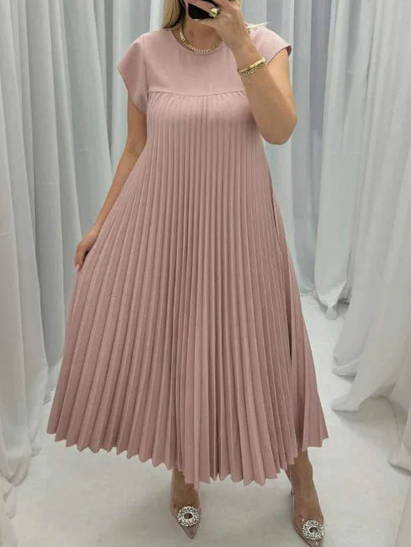 Women's Pleated Maxi Dress