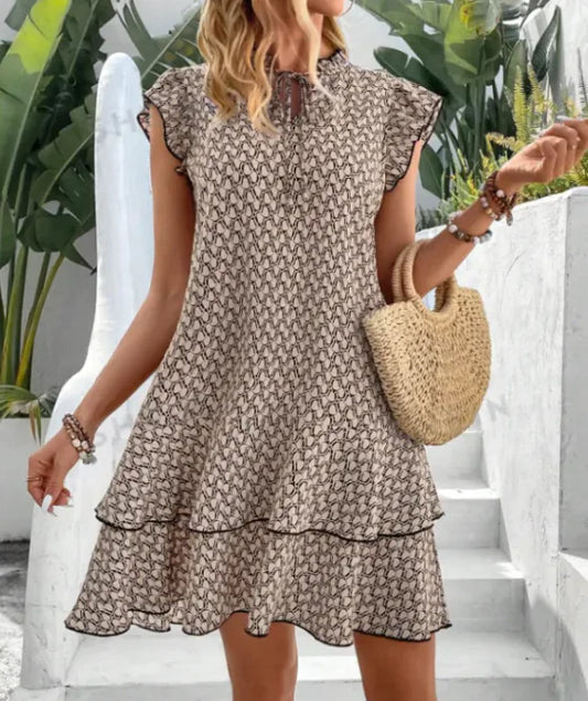 Women's Bohemian Print Dress