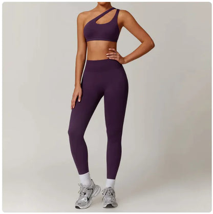 Seamless Backless Yoga Set 2 Piece Bra & Leggings