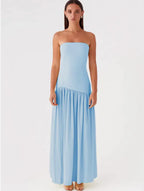 Women's Elegance Max Strapless Slit Dress