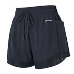 Vansydical Mesh Yoga Gym Running Quick Dry Shorts