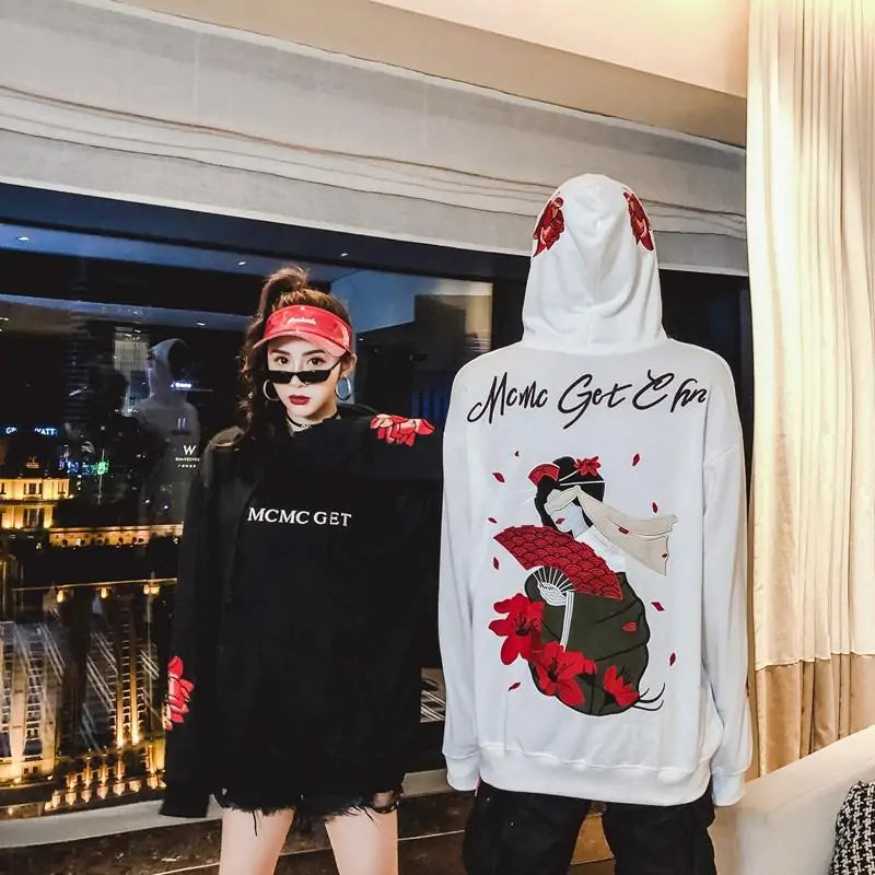 Anime Geisha Hoodie