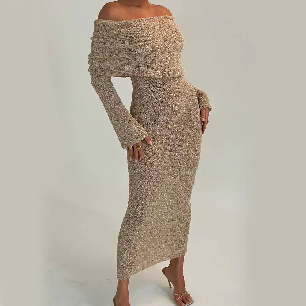 Women's Knitted Maxi Dress Main image