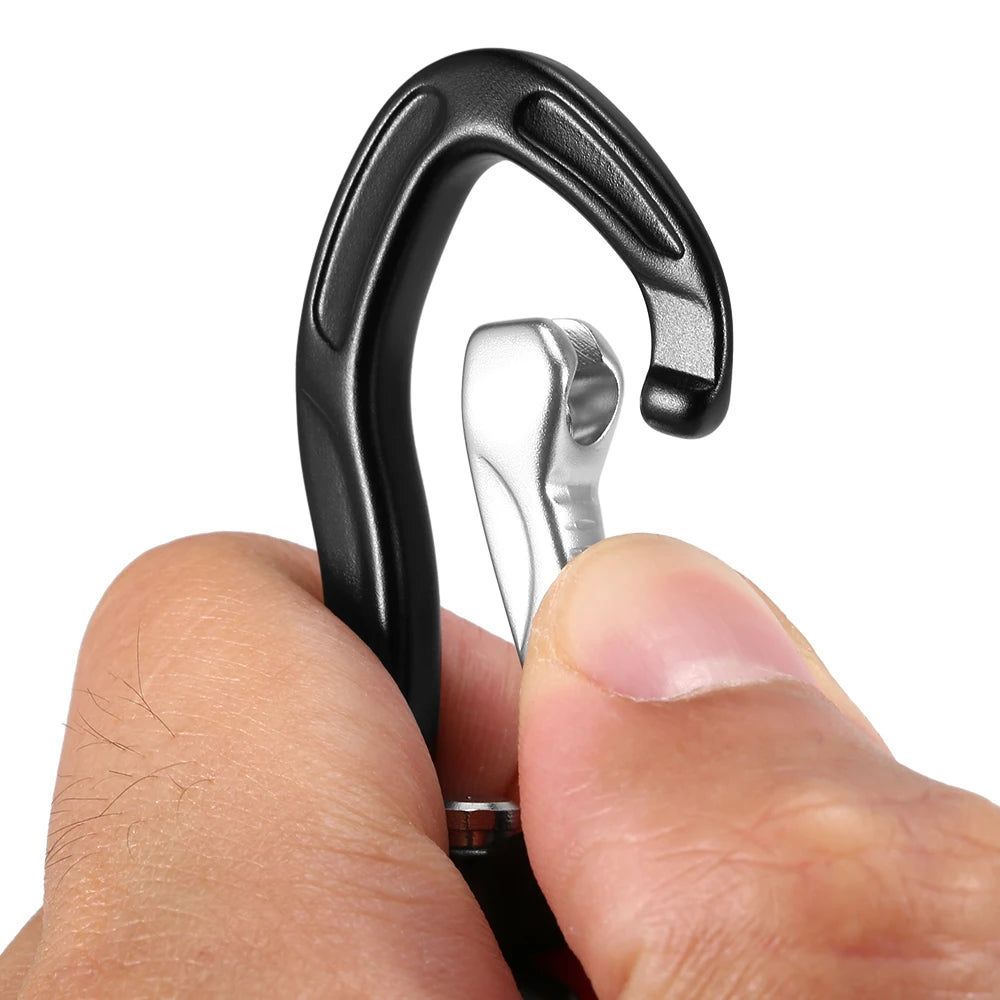 Aluminum Climbing Carabiner with Strap Hook Travel Accessories Unbranded