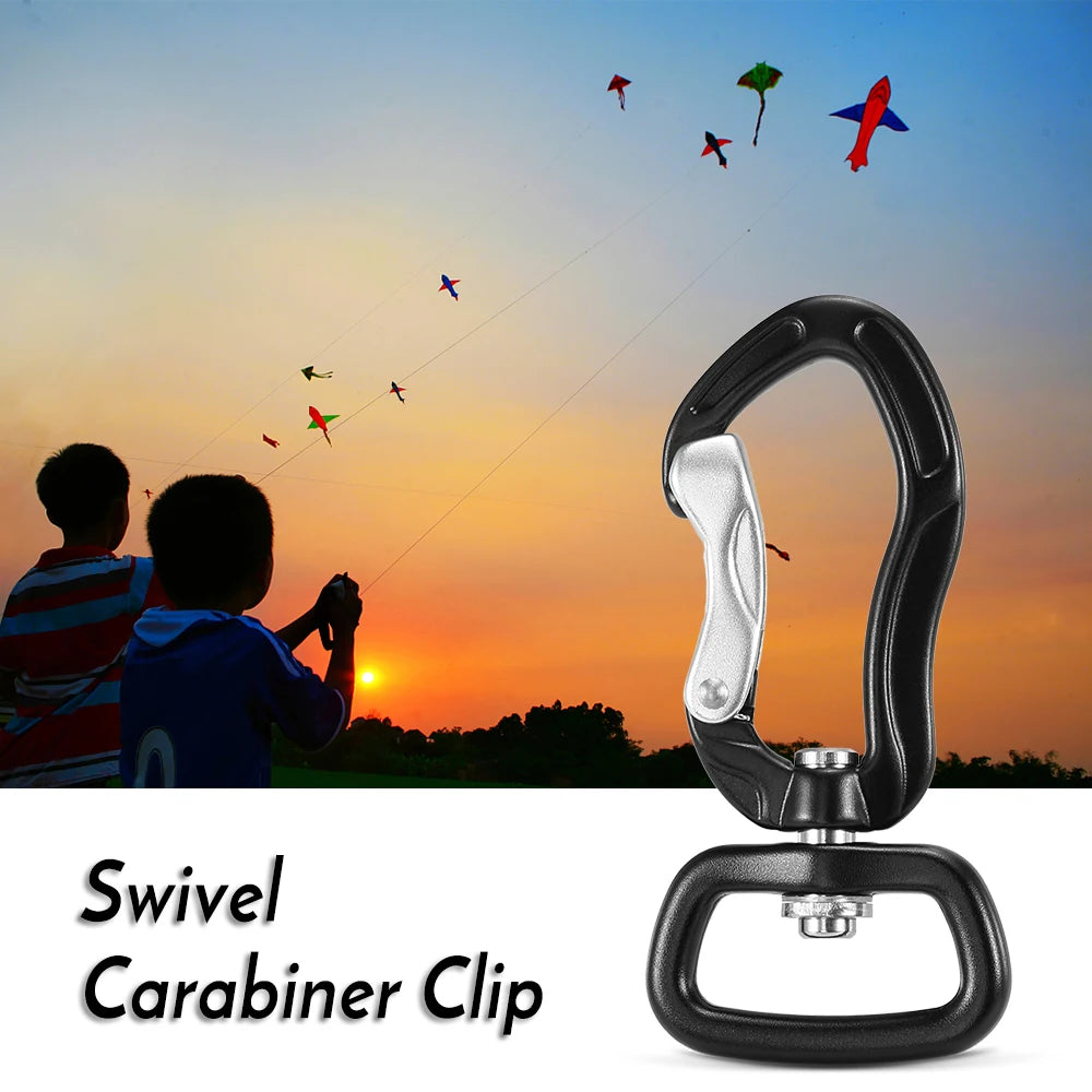 Aluminum Climbing Carabiner with Strap Hook Travel Accessories Unbranded