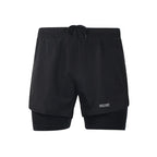 ARSUXEO Men's Running Outdoor Sports Training Exercise Jogging Gym Fitness 2 in 1 Quick Dry Workout Shorts