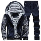 Winter Inner Fleece Hoodies Men