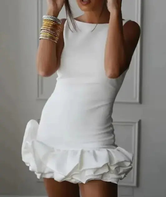 Women's Short Frill Dress Main image