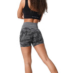 Women's Camo Seamless Activewear Yoga Shorts
